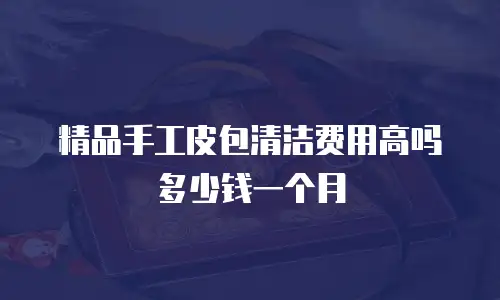 精品手工皮包清洁费用高吗多少钱一个月