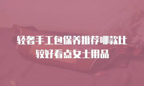 轻奢手工包保养推荐哪款比较好看点女士用品