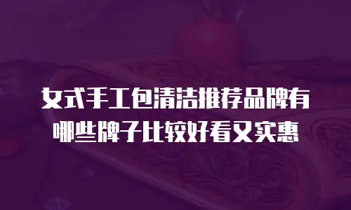 女式手工包清洁推荐品牌有哪些牌子比较好看又实惠