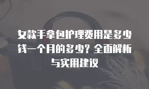 女款手拿包护理费用是多少钱一个月的多少？全面解析与实用建议