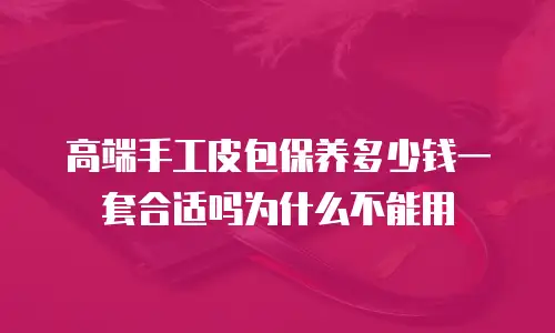 高端手工皮包保养多少钱一套合适吗为什么不能用