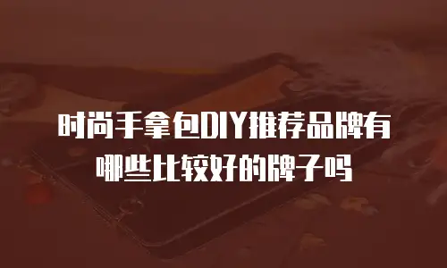 时尚手拿包DIY推荐品牌有哪些比较好的牌子吗