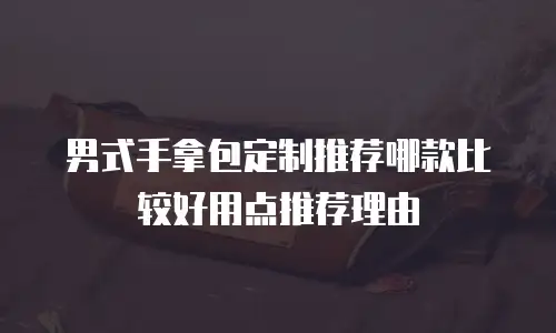 男式手拿包定制推荐哪款比较好用点推荐理由