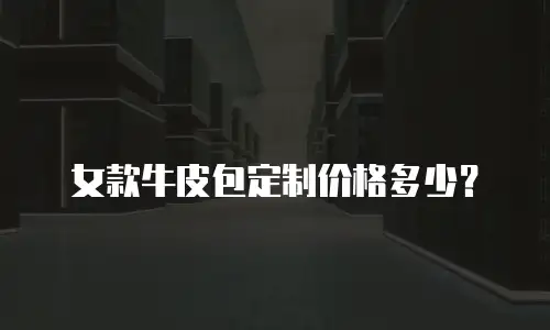 女款牛皮包定制价格多少？
