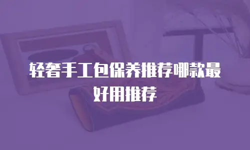 轻奢手工包保养推荐哪款最好用推荐