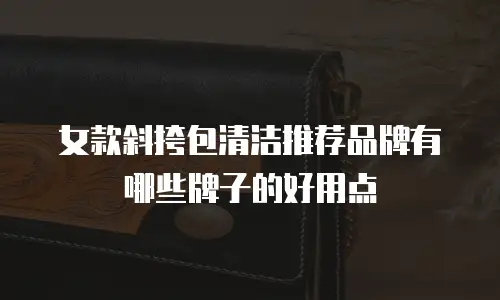 女款斜挎包清洁推荐品牌有哪些牌子的好用点