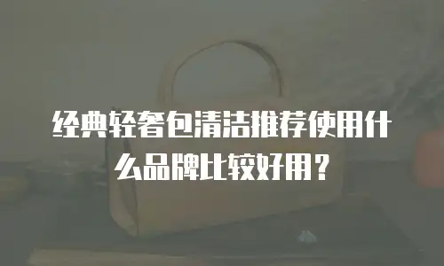 经典轻奢包清洁推荐使用什么品牌比较好用？