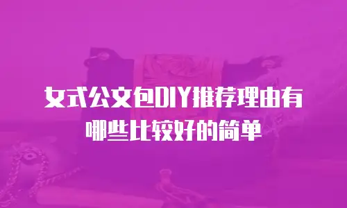 女式公文包DIY推荐理由有哪些比较好的简单