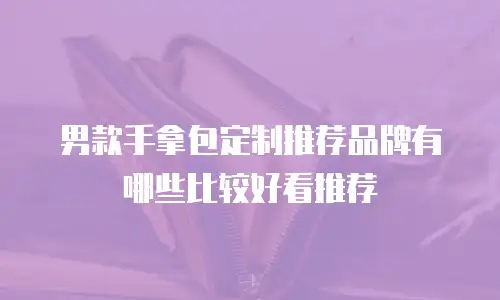 男款手拿包定制推荐品牌有哪些比较好看推荐