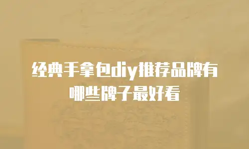 经典手拿包diy推荐品牌有哪些牌子最好看