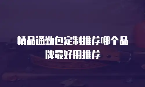 精品通勤包定制推荐哪个品牌最好用推荐