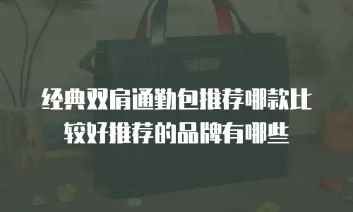 经典双肩通勤包推荐哪款比较好推荐的品牌有哪些