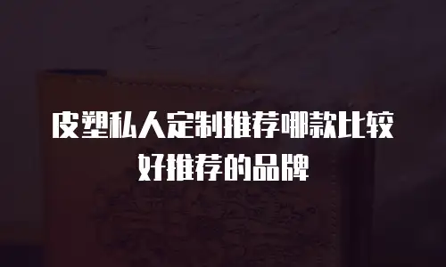 皮塑私人定制推荐哪款比较好推荐的品牌