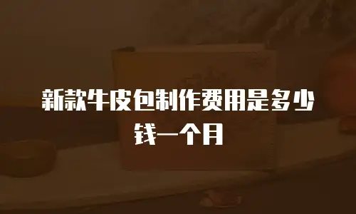 新款牛皮包制作费用是多少钱一个月