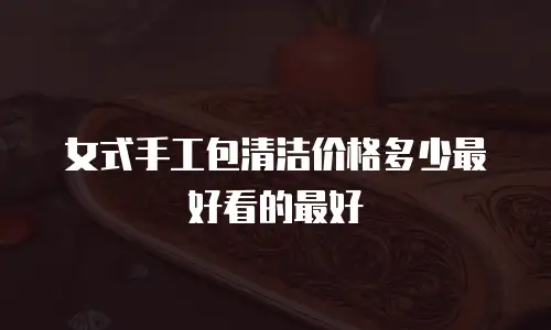 女式手工包清洁价格多少最好看的最好