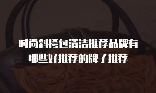 时尚斜挎包清洁推荐品牌有哪些好推荐的牌子推荐
