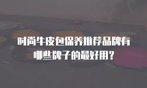 时尚牛皮包保养推荐品牌有哪些牌子的最好用？