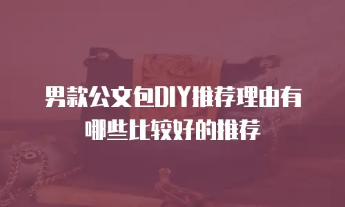 男款公文包DIY推荐理由有哪些比较好的推荐