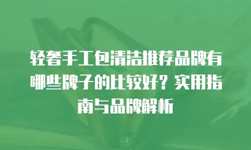 轻奢手工包清洁推荐品牌有哪些牌子的比较好？实用指南与品牌解析