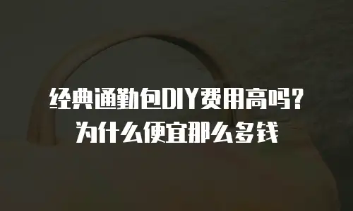 经典通勤包DIY费用高吗？为什么便宜那么多钱