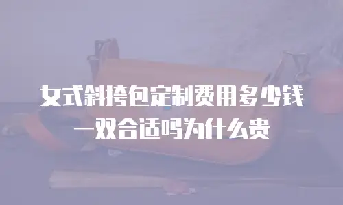女式斜挎包定制费用多少钱一双合适吗为什么贵