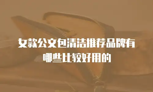 女款公文包清洁推荐品牌有哪些比较好用的