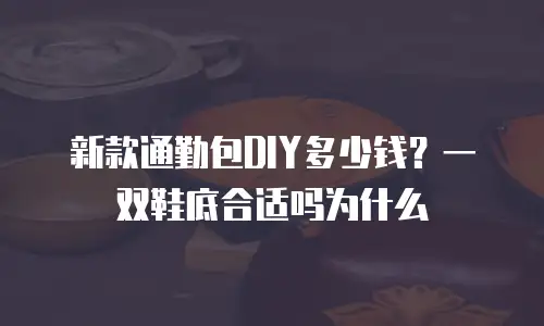 新款通勤包DIY多少钱？一双鞋底合适吗为什么