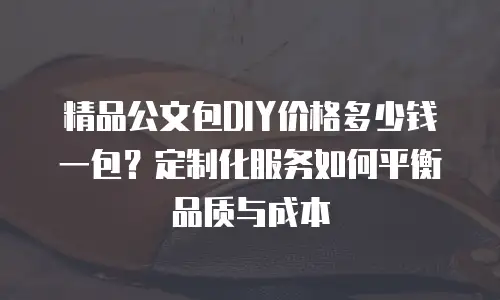 精品公文包DIY价格多少钱一包？定制化服务如何平衡品质与成本
