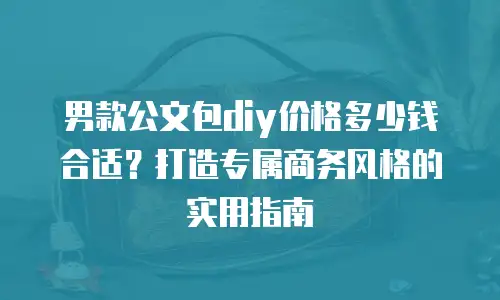 男款公文包diy价格多少钱合适？打造专属商务风格的实用指南