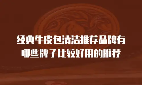 经典牛皮包清洁推荐品牌有哪些牌子比较好用的推荐