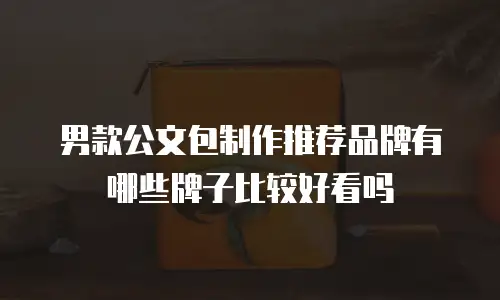 男款公文包制作推荐品牌有哪些牌子比较好看吗