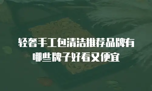 轻奢手工包清洁推荐品牌有哪些牌子好看又便宜