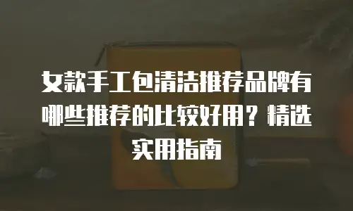 女款手工包清洁推荐品牌有哪些推荐的比较好用？精选实用指南