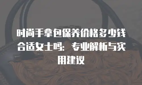 时尚手拿包保养价格多少钱合适女士吗：专业解析与实用建议