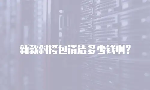 新款斜挎包清洁多少钱啊？