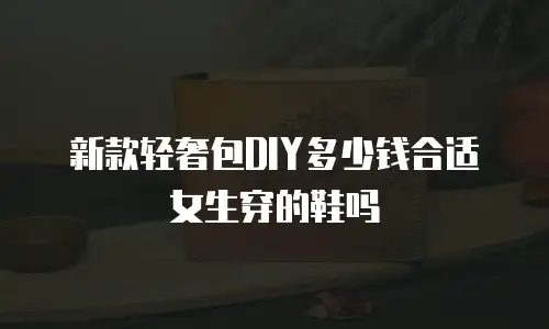 新款轻奢包DIY多少钱合适女生穿的鞋吗