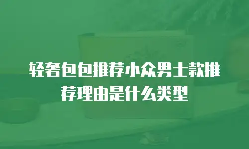 轻奢包包推荐小众男士款推荐理由是什么类型
