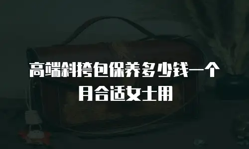 高端斜挎包保养多少钱一个月合适女士用