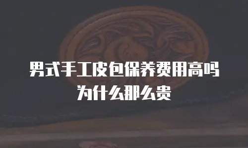 男式手工皮包保养费用高吗为什么那么贵