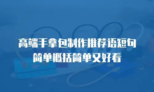 高端手拿包制作推荐语短句简单概括简单又好看