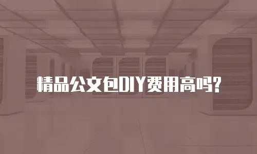精品公文包DIY费用高吗?