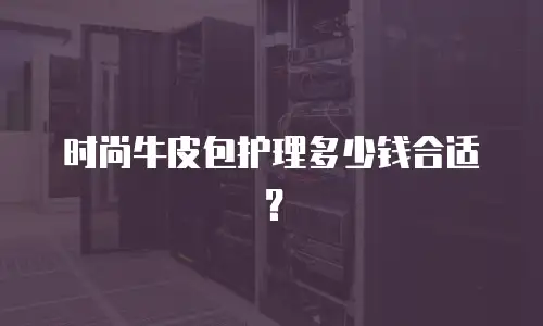 时尚牛皮包护理多少钱合适？