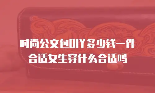 时尚公文包DIY多少钱一件合适女生穿什么合适吗