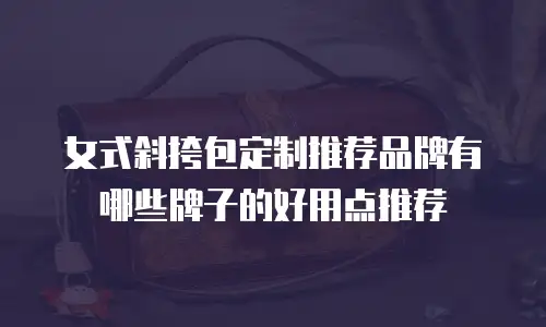 女式斜挎包定制推荐品牌有哪些牌子的好用点推荐