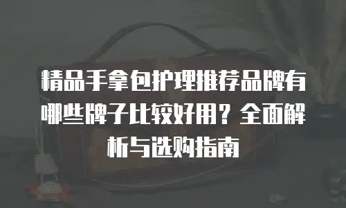 精品手拿包护理推荐品牌有哪些牌子比较好用？全面解析与选购指南