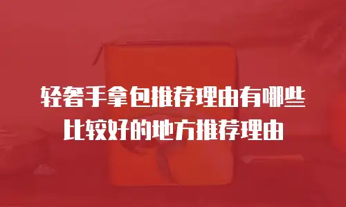 轻奢手拿包推荐理由有哪些比较好的地方推荐理由