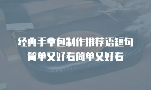 经典手拿包制作推荐语短句简单又好看简单又好看
