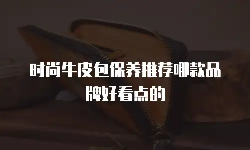 时尚牛皮包保养推荐哪款品牌好看点的