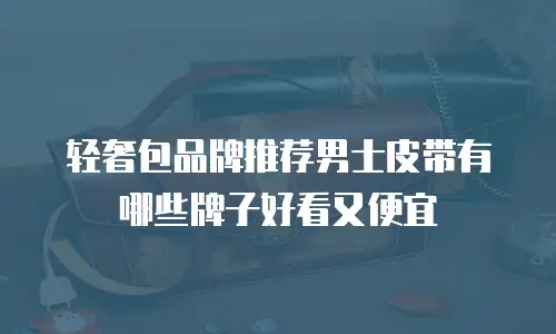 轻奢包品牌推荐男士皮带有哪些牌子好看又便宜
