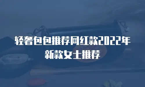 轻奢包包推荐网红款2022年新款女士推荐